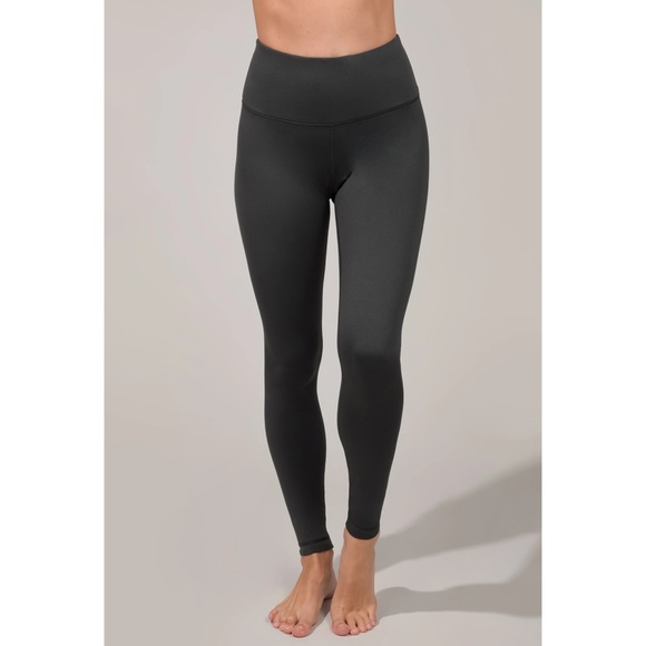 90 Degree By Reflex Pants - 90 Degree COLD GEAR HIGH WAIST BRUSHED LEGGING